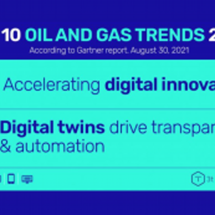 Top oil and gas trends 2021: Accelerating digital innovation and digital twins drive transparency and automation, according to a Gartner report dated August 30, 2021.